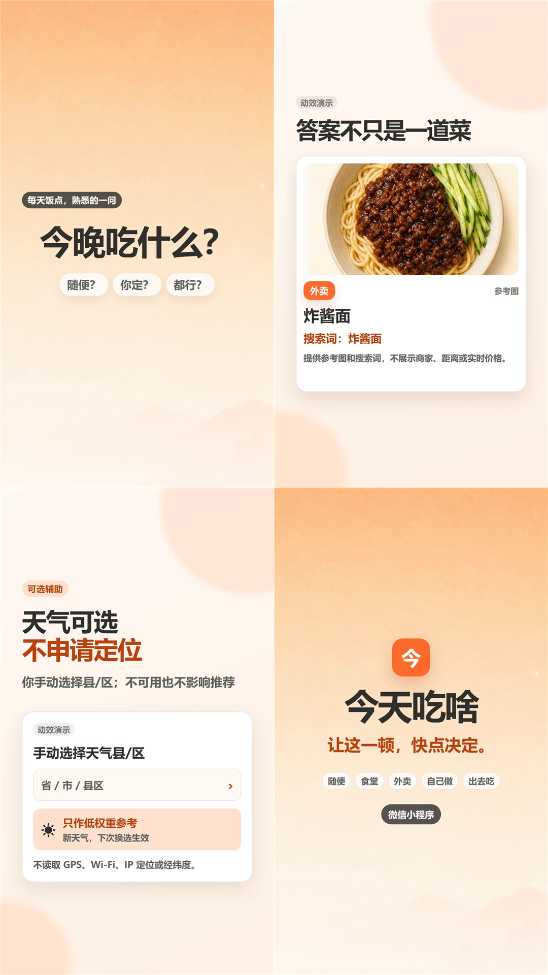 今天吃啥竖屏宣传片最终编码视频的九宫格联系表